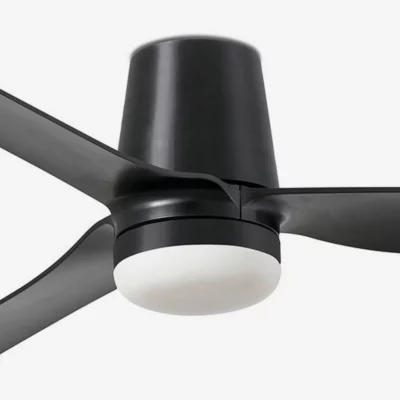Потолочный вентилятор PUNT TUB M черный с LED-подсветкой и системой Tuya 132X132X23 CM 3