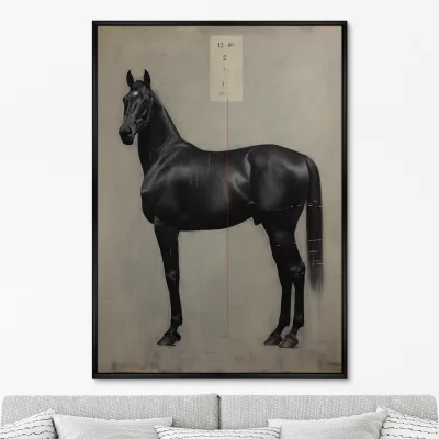 Постер на холсте The Horses 75X105 CM 6