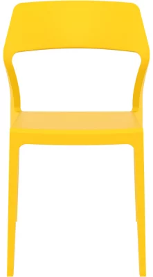 Стул пластиковый Snow 52X56X83 CM жёлтый 4