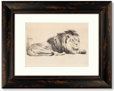 Диптих Ruhende Lowen 51X41 / 51X41 CM 4