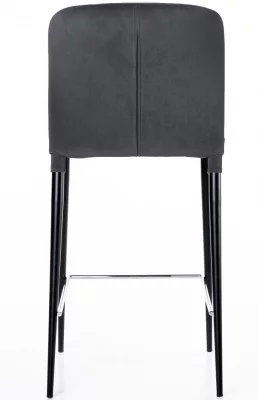 Стул полубарный Albert 44X55X99 CM антрацит 4