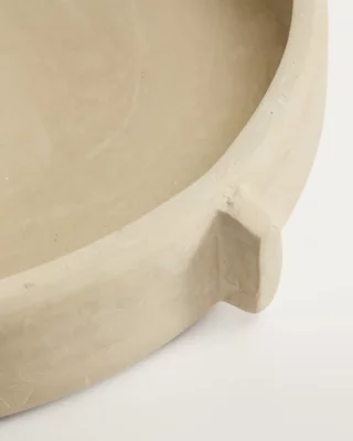 Декоративная чаша из папье-маше Mireni бежевая 31 CM 4