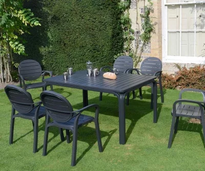 Стол пластиковый раздвижной Alloro 140-210X100X73 CM 6