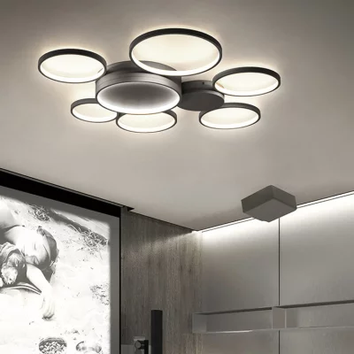 Потолочный LED-светильник Twine 81X80X8 CM 4