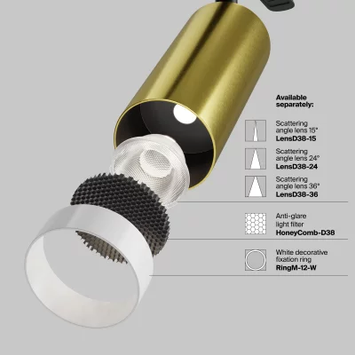 Трековый светильник Focus LED Черный 5