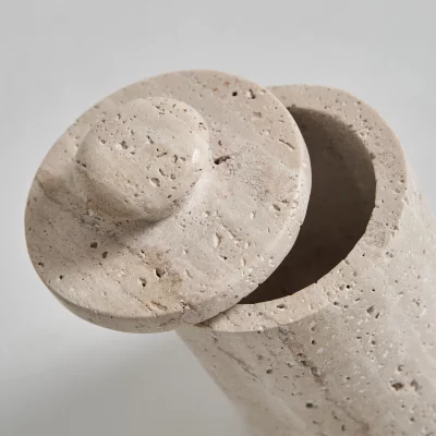 Ёмкость для хранения из травертина Motrus 10X10X15 CM 4