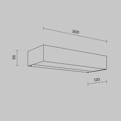 Уличный настенный светильник Лот 30X12X5.5 CM 15