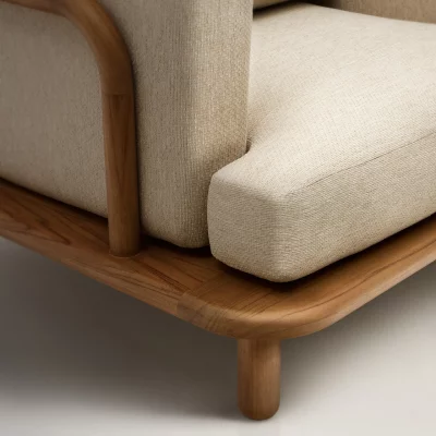 Кресло с каркасом из тика Turqueta 105X100X74 CM 5