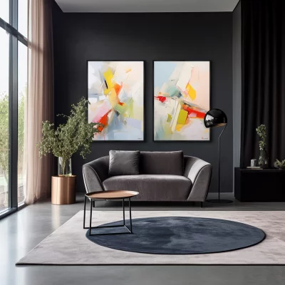 Набор из двух постеров на холсте Summer Day 75X105 / 75X105 CM 4