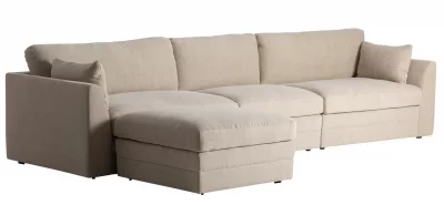 Модуль дивана пуф Otley 90X90X48 CM 4
