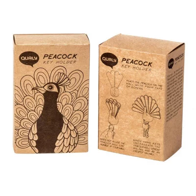 Ключница peacock, белая 3