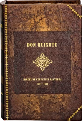 Шкатулка в виде книги Don Quixote 19X7X27 CM 9