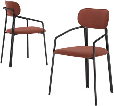 Стул Ror 57X49X83 CM тёмно-красный 6