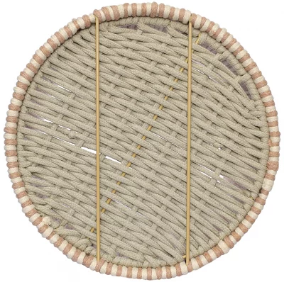 Корзина плетеная Dholak Beige Ethnic 40X40X50 CM 11