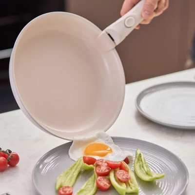 Сковорода с крышкой и съемной ручкой Smart Ceramic Ø20 CM 6