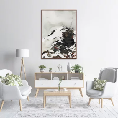 Постер на холсте Snow mountain peak 75X105 CM 3