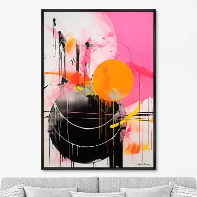 Постер на холсте Melting sun 75X105 CM 6