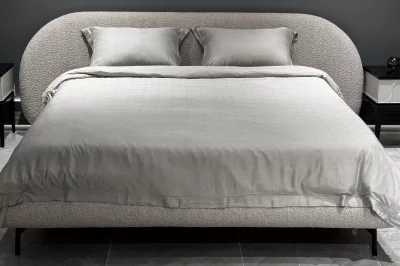 Кровать Sicilia без механизма подъёма, букле, бежевый Orso BEG 240X220X87 CM 6