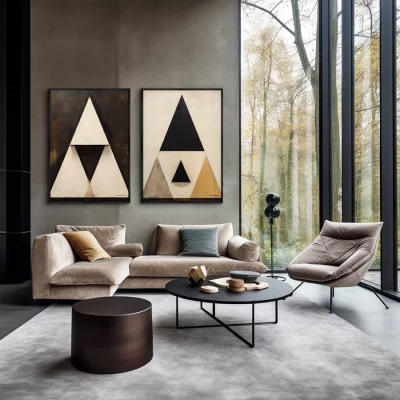 Набор из двух постеров на холсте Wigwam 75X105 / 75X105 CM 4