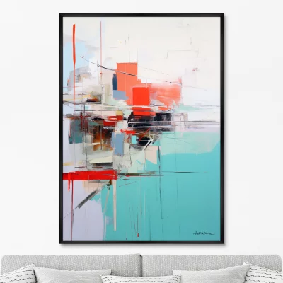 Постер на холсте Harbor Etudes 75X105 CM 6