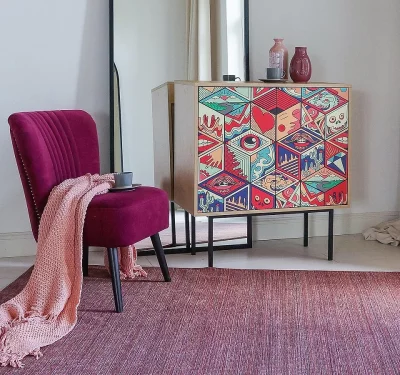 Шкаф Boho Color 84X40X91 CM 5