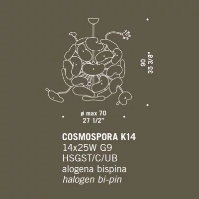 Люстра Cosmospora 7