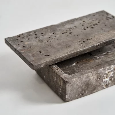Шкатулка из травертина Avrig 20X10X5 CM 3