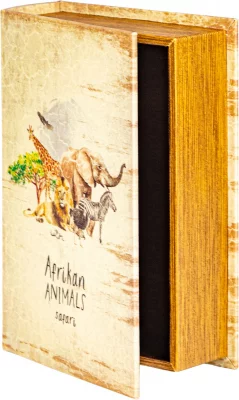 Шкатулка в виде книги Animals 19X7X27 CM 8