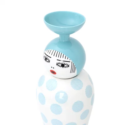 Фарфоровая ваза Canopie Kiki 17X17X42 CM 10