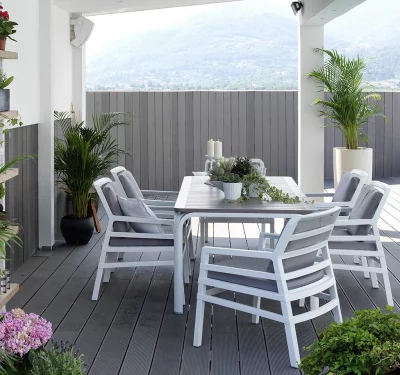 Стол пластиковый раздвижной Alloro 210-280X100X73 CM 4