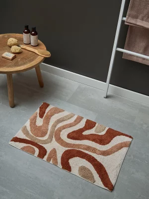 Коврик для ванной flow терракотового цвета из коллекции ethnic, 50x80 см 3