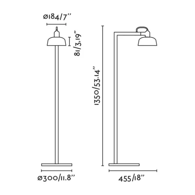 Торшер TATAWIN с абажуром черный металл 1xE27 4
