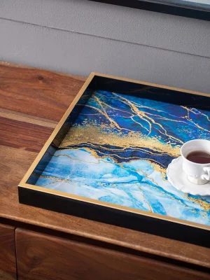 Поднос декоративный Jolana 46X30X4 CM 4
