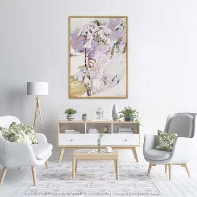 Постер на холсте Early spring 75X105 CM 3