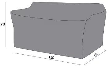 Защитный чехол на диван Касабланка 159X82X70 CM