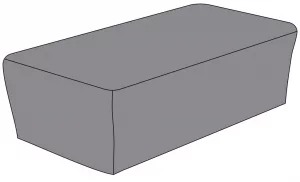Защитный чехол на журнальный столик Капучино 110X66X34 CM