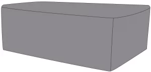 Чехол на стол серый 201X92X71 CM