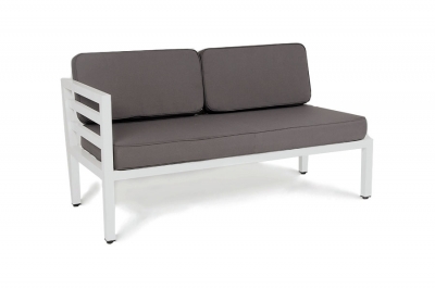Правый диванный модуль «Глория» из алюминия 144X72X66 CM 5
