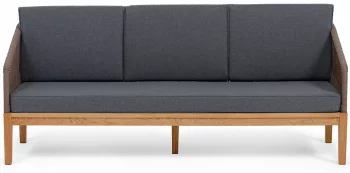 Трёхместный плетеный диван Канны 203X70X81 CM