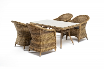 Обеденная группа Латте-140 R 225X275X81 CM