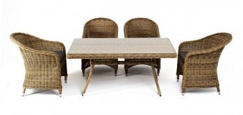 Обеденная группа Латте-140 R 225X275X81 CM