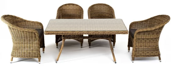 Обеденная группа Латте-140 R 225X275X81 CM 1