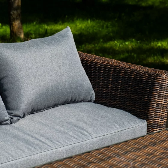 Обеденная группа из искусственного ротанга Моккачино 270X220X81,5 CM 9