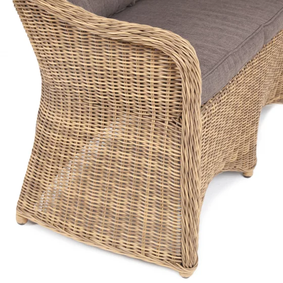 Двухместный плетеный диван Равенна 118X68X81 CM 2