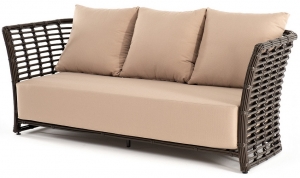 Диван из искусственного ротанга Валенсия 202X85X80 CM