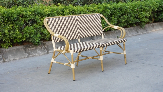 Двухместный диван Кабри бежево-коричневый 150X58X87 CM 6