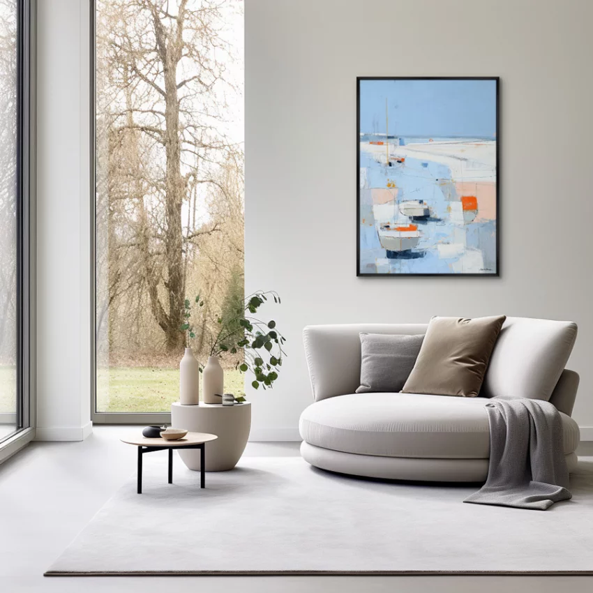 Постер на холсте On the Crystal Surface of Summer 75X105 CM 2