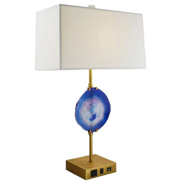 Настольная лампа Blue Agate 53X26X62 CM 1