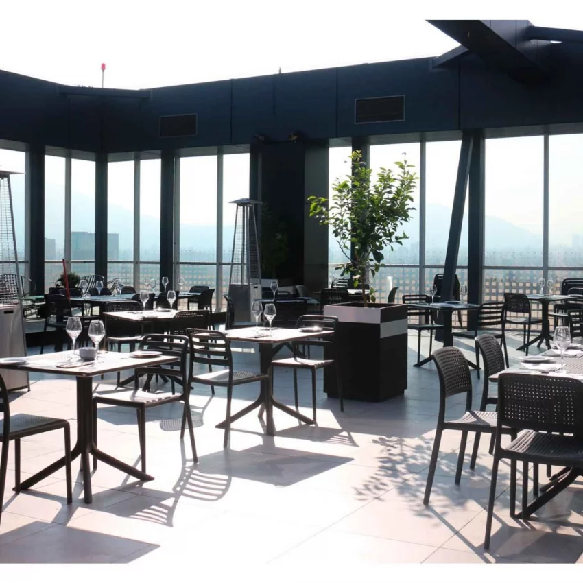 Стул пластиковый Bora Bistrot 49X54X83 CM 2