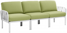 Диван садовый с подушками Komodo 216X78X88 CM